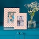 image 2 of Advika Pink Chevron Patterned Photo Frame