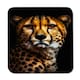 image 3 of Set Of 12 Placemats And Coasters With Designer Artwork And Wood Bottom