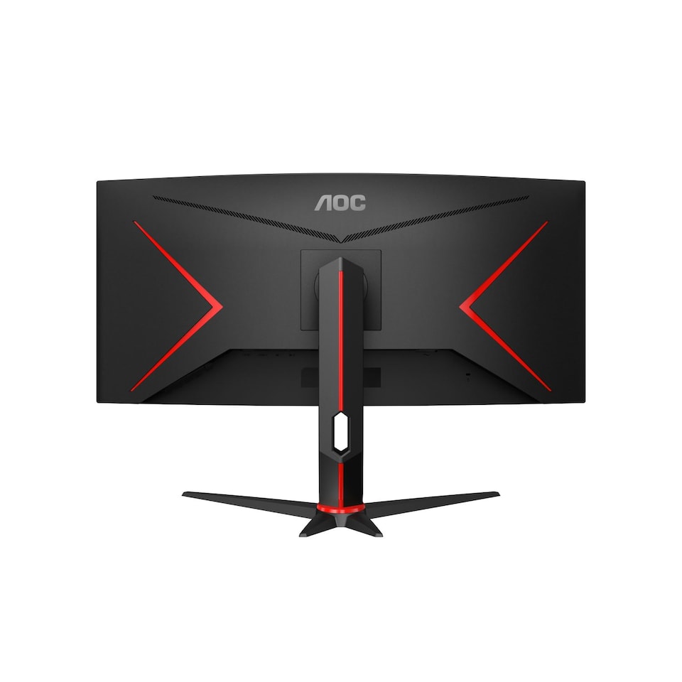 image 1 of AOC G2 CU34XP/BK 34" Curved UltraWide Quad HD 180Hz 1ms Height Adjustable Gaming Monitor | Black | Black, Red | 86.4 cm (34")