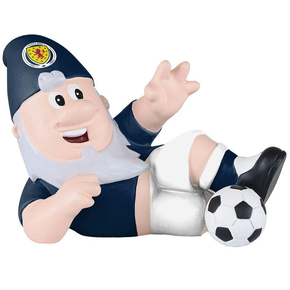 Scotland FA Sliding Tackle Garden Gnome - Navy/Yellow/Red - One Size