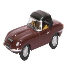 Oxford Diecast Jaguar E Type Soft Top Imperial Maroon