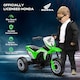 image 3 of HOMCOM Honda CRF450RL Licensed 6V Kids Electric Motorbike w/ Horn - Green