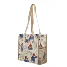 Signare Resuable Shopper Bag Paddingto Bear London Transport | Cream