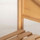 image 8 of Outsunny Wooden Greenhouse Cold Frame Grow House w/ Double Door for Flower Brown