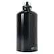 image 3 of Mountain Warehouse 1L Metallic Bottle With Karabiner - 1 Litre Black