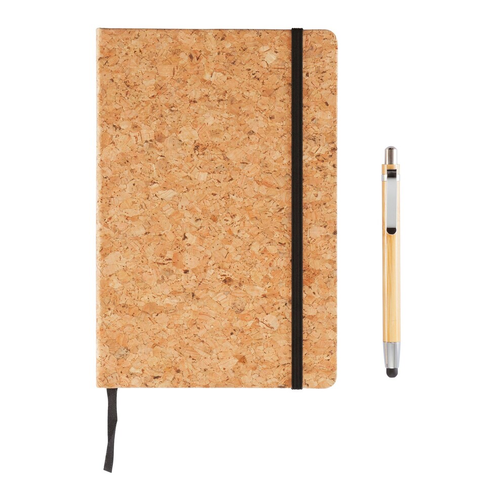 image 1 of XD Collection Bamboo A5 Notebook & Pen - Brown - One Size