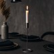 image 4 of Metal Candlestick Taper Candle Holder Stand Home Decor Wedding Table Centrepiece | Multi | 2x Silver | 25cm