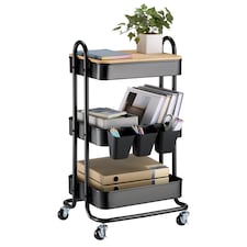 Vonhaus Storage Trolley 3 Tier Bathroom & Kitchen Storage