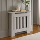 image 3 of Neo Grey Belgravia Decorative Radiator Cover Cabinet | Grey | Grey | S