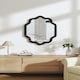 image 2 of Living and Home Contemporary Style Metal Decorative Wall Mounted Mirror - 80.5*60.5cm Black