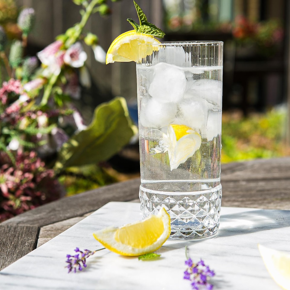 image 1 of Bormioli Rocco America '20s Highball Glasses - 480ml - Clear - Pack of 6 | Clear | Clear