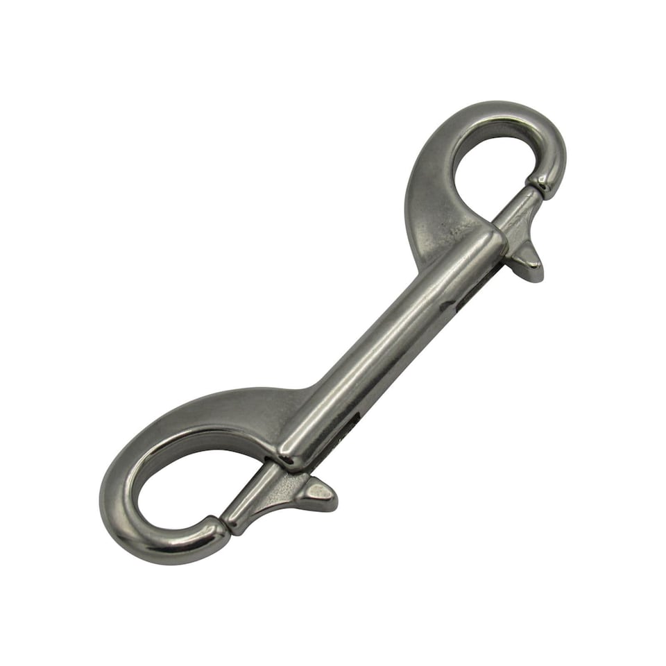 Double Ended Snap Hook for Dog Leash Stainless Steel 115MM (Lead Collar Pet)