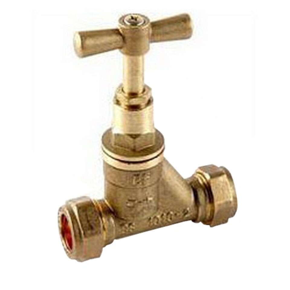 Oracstar Compression Stop Cock - Brass - One Size