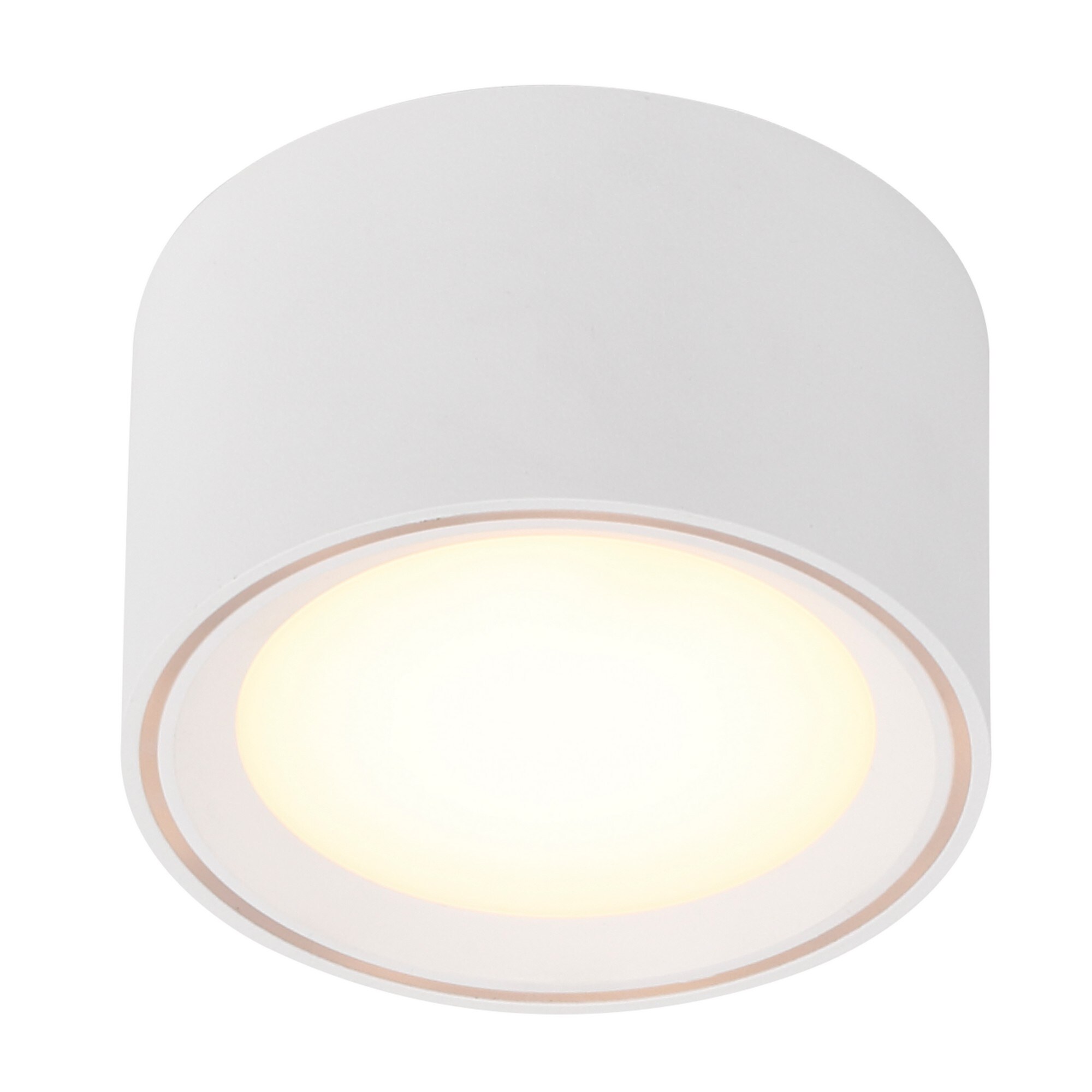 Nordlux Fallon Indoor Surface Downlight White Metal Intergrated LED 3-Level Dimming, IP20