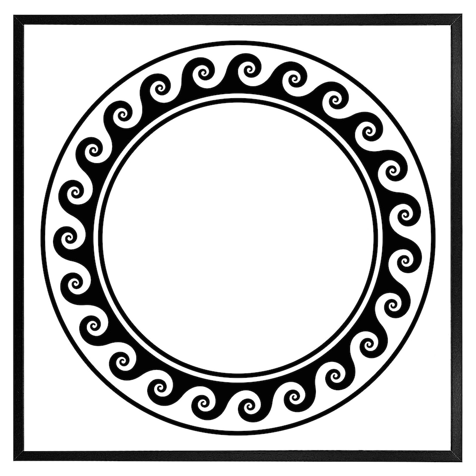 image 1 of Decorative egyptian (Picture Frame) White | XS