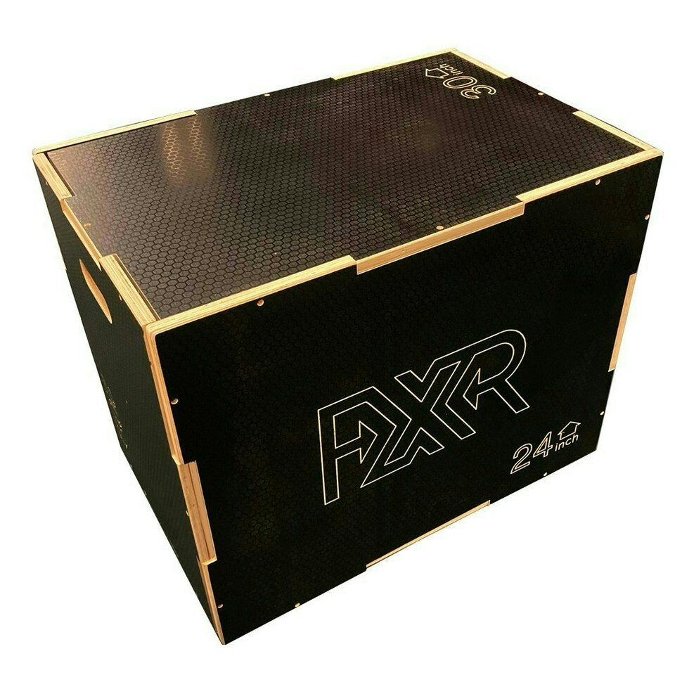 image 1 of Anti-Slip Wooden Plyometric Box - 3 Heights 20" 24" 30"