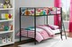 image 2 of Bunk Bed Convertible Metal Black, Single