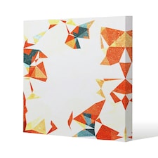 Autumn Geometric (Canvas Print) 61 x 61 x 4cm