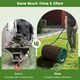 image 4 of COSTWAY 27 Inch Compost Spreader Peat Moss Spreader