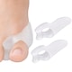 image 1 of Trimming Shop Gel Toe Separators Soft Silicone Toe Spreader Cushions - 2pcs