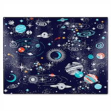 Space Galaxy Constellation Glass Chopping Board | Multi