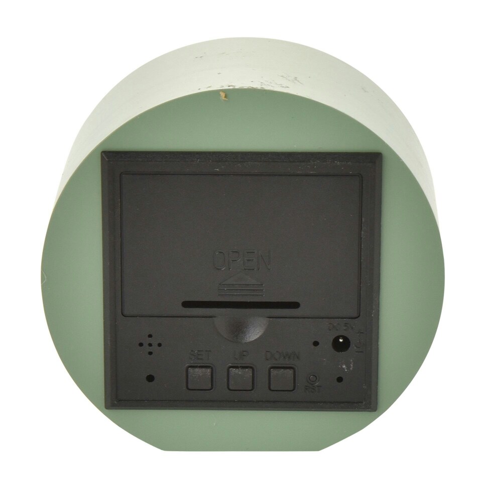 image 1 of Interval LED Alarm Clock - Green Green