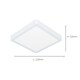 image 4 of EGLO Fueva 6 Ultra-Slim Surface-Mounted White Square LED Ceiling Light WBS White