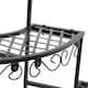 image 5 of Oypla 3 Tier Corner Metal Garden Flower Staging Plant Stand Display Shelf Black