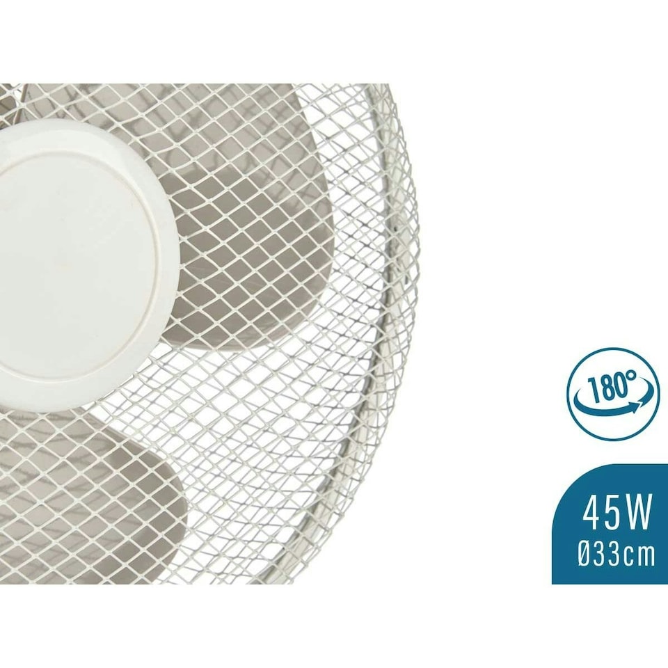 image 1 of Table Fan Argon FT-26A White 45 W 27 x 51 x 33,5 cm