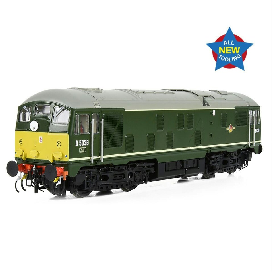 image 1 of Bachmann Class 24/0 D5036 BR Green SYP Disc Headcode