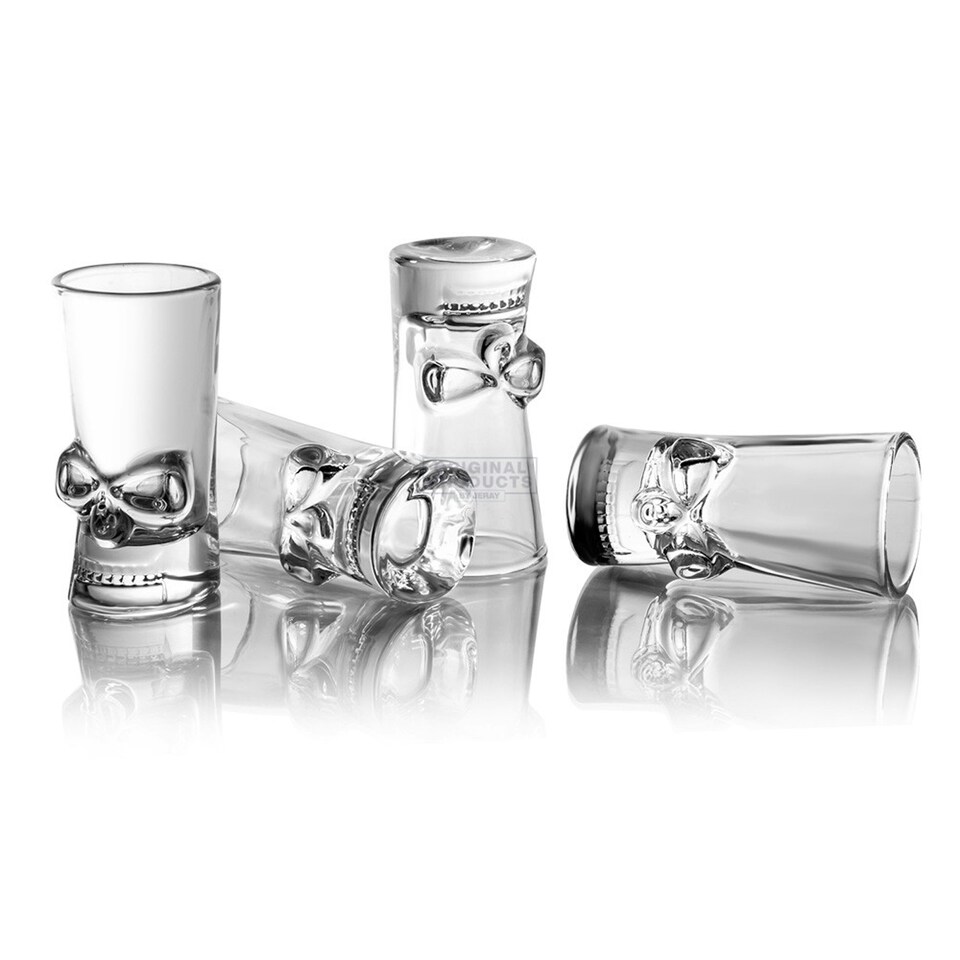 image 1 of Original Products Final Touch Brain Freeze Skull Decanter Set