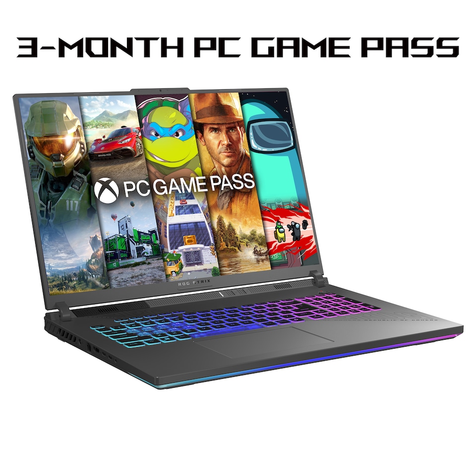 image 1 of ASUS ROG Strix G18 AMD Ryzen 9 32GB 1TB SSD RTX 5070 18" WQXGA IPS W11H Gaming