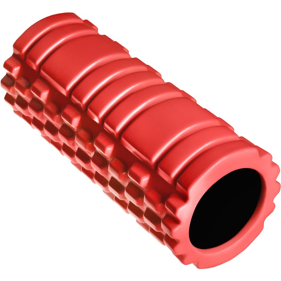 image 1 of Foam Roller with Textured Surface for Therapy Treatment, 335 x 145 mm | Red | red | 33,50 x 14,50 x 14,50 cm | 1