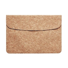 MidOcean Grace Cork Magnetic Closure Laptop Sleeve - Beige - One Size Brown