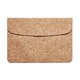 image 1 of MidOcean Grace Cork Magnetic Closure Laptop Sleeve - Beige - One Size Brown