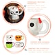 image 2 of Fax Potato Halloween Stoneware Skull Mugs - 750ml - Pack of 4