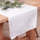 image 2 of White French Knot Table Runner White
