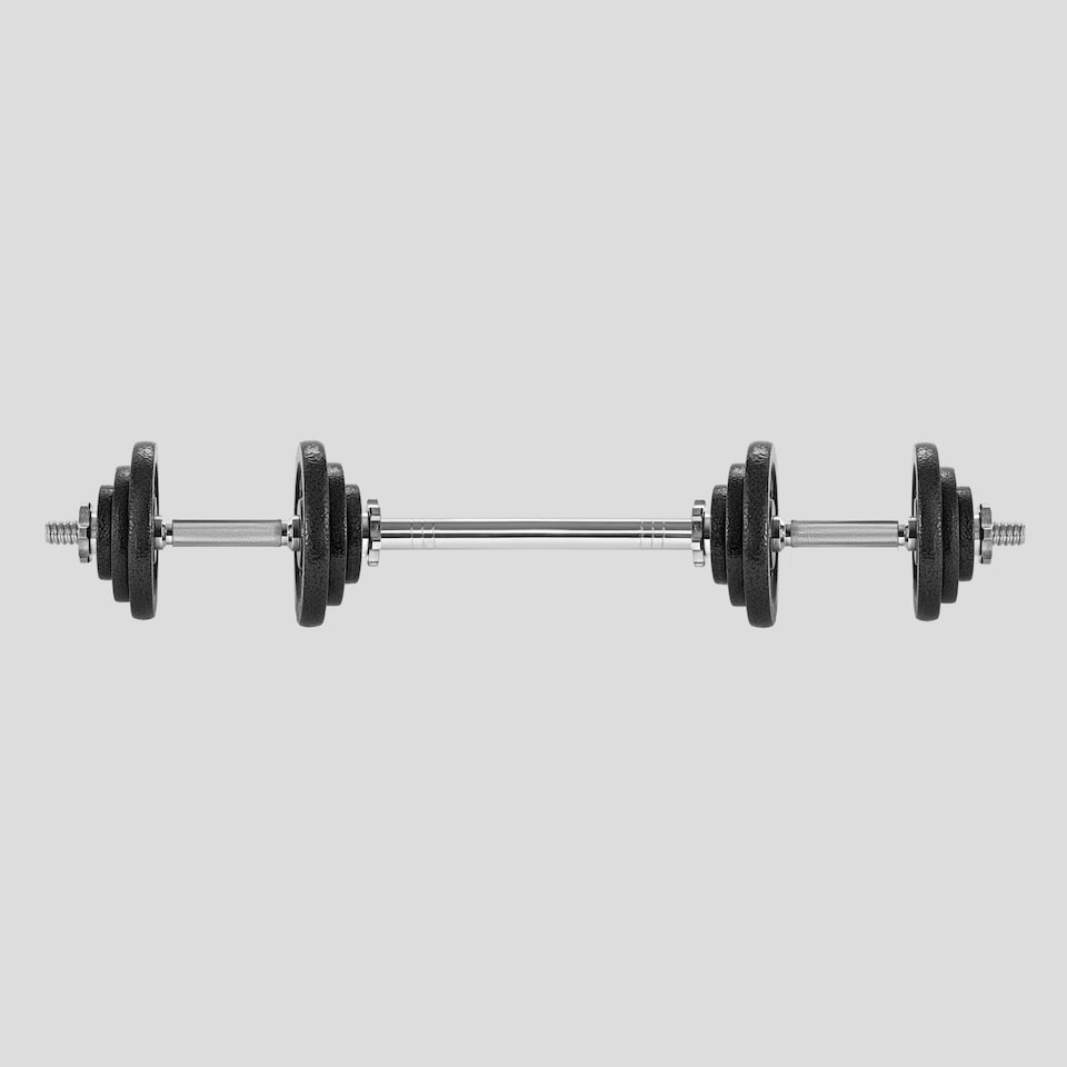 image 1 of Phoenix Fitness Barbell Connectors 30cm | Silver