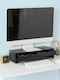 image 3 of SoBuy BBF02-SCH,Computer Monitor Stand Monitor Riser with 2 Drawers | Black | Black | 1