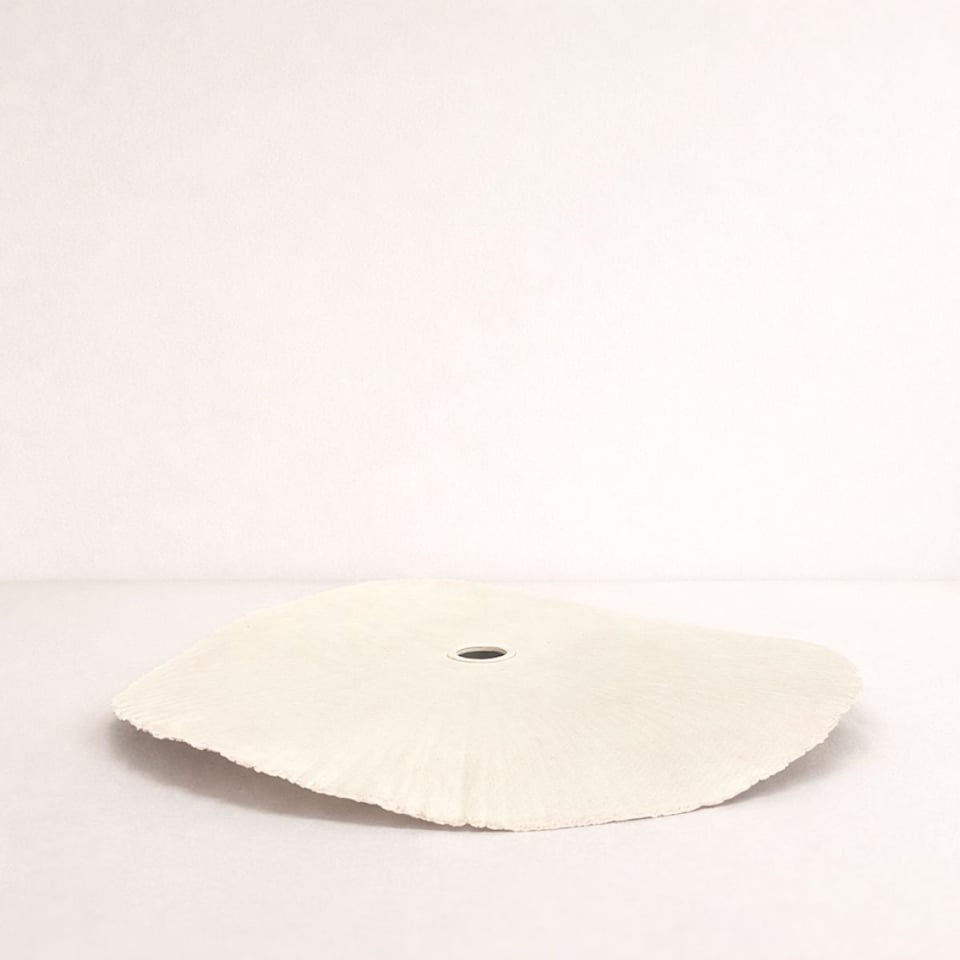 image 1 of CGC Wanda 60cm Extra Large Paper Wave Easy-Fit Lampshade