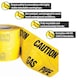 image 2 of Pegdev High Visibility Underground Detectable Warning Tape Gas 150mm x 35m