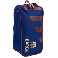 FC Barcelona Stripe Boot Bag - Burgundy/Navy Blue - One Size | Blue | One Size