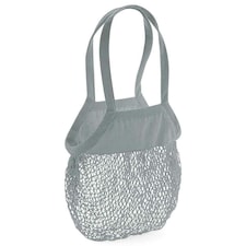 Westford Mill Mesh Tote Bag - Grey - One Size Grey