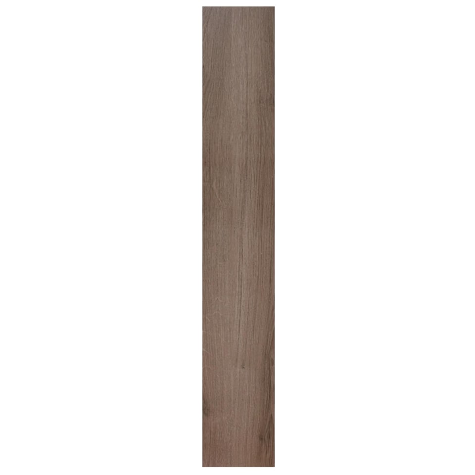 image 1 of 5m Square Floor Planks Tiles Self Adhesive Wooden Effect PVC Flooring Grey Oak