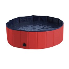 PawHut Pet Swimming Bath Portable Cat Dog Foldable Puppy Bathtub