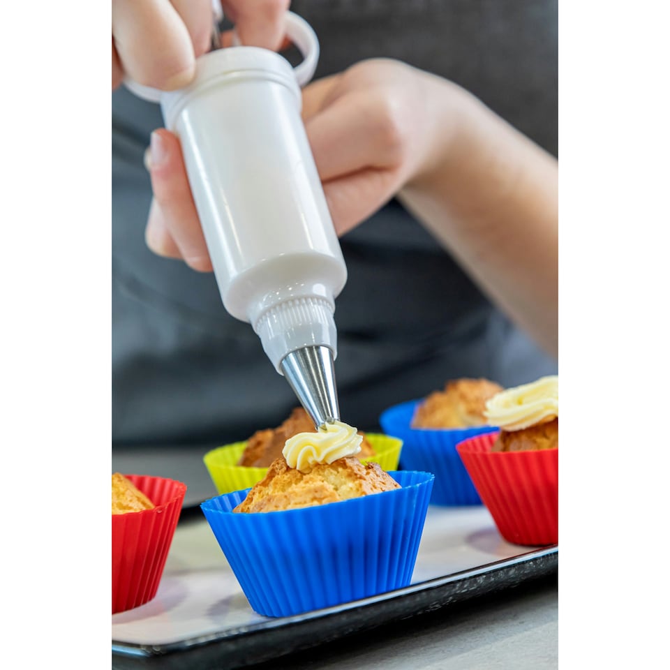 image 1 of KitchenCraft Icing Syringe Plastic 6 Nozzle