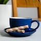 image 5 of Argon Tableware 12 Piece Coloured Cappuccino Cup & Saucer Set - 250ml - Navy