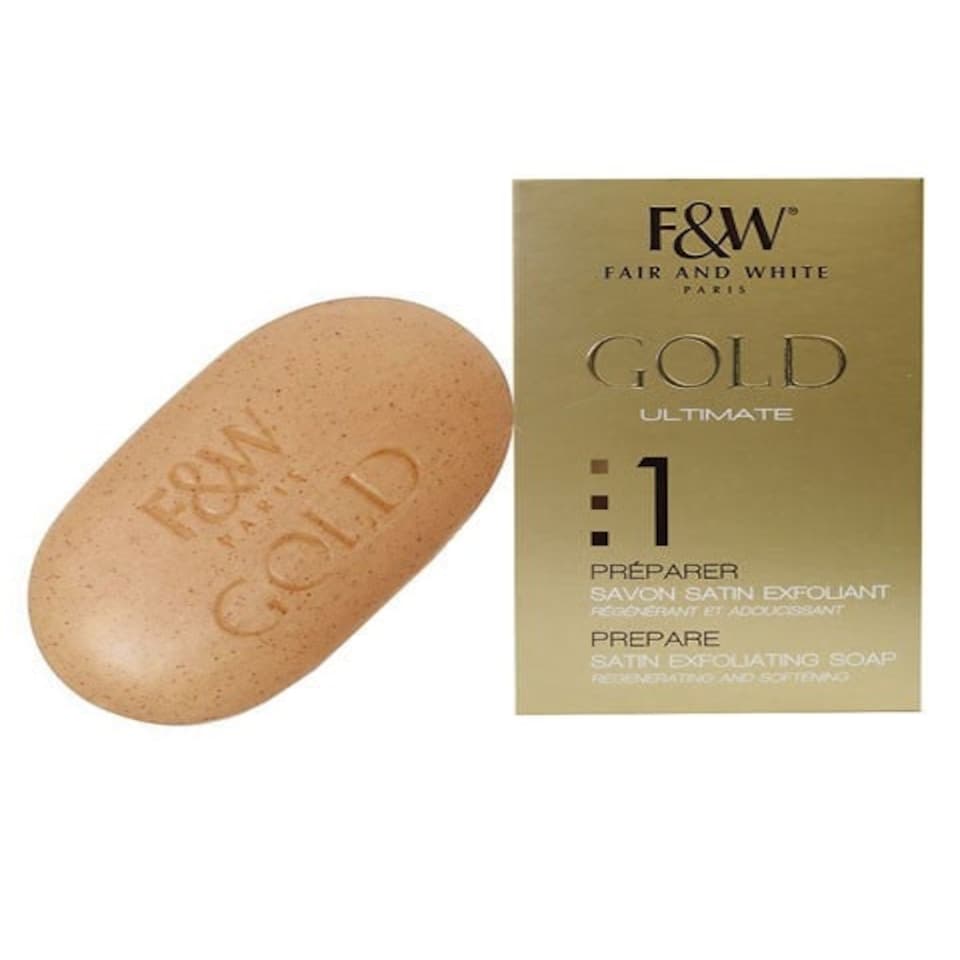 Fair And White Gold Satin Exfoliating Soap 200 g