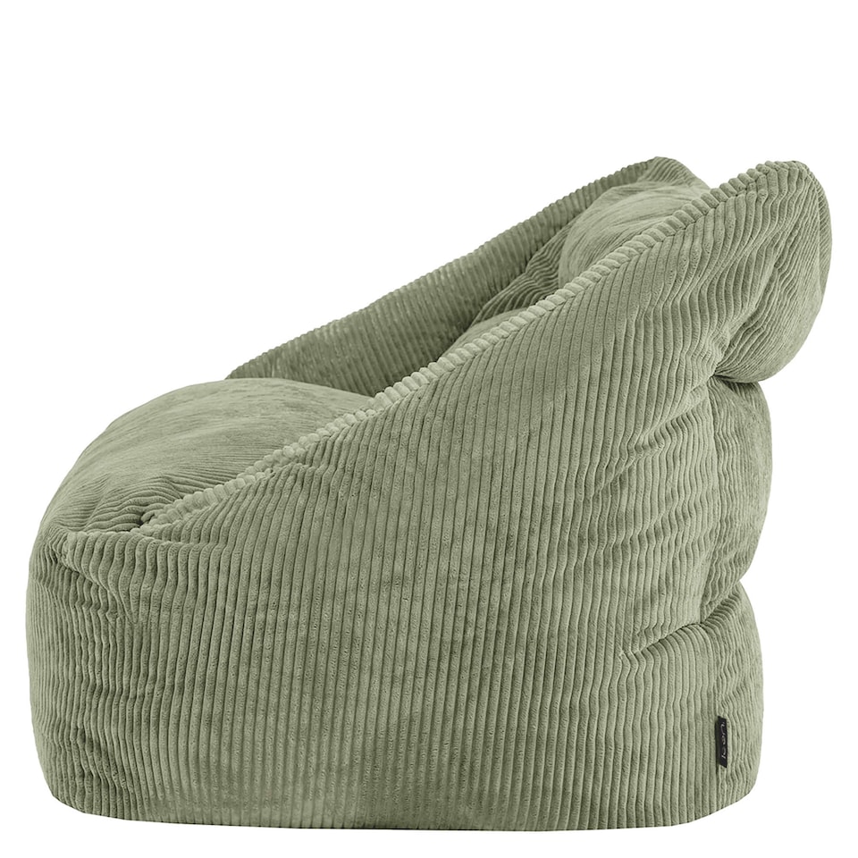 image 1 of Icon Cecilia Jumbo Cord Sofa Bean Bag, Sage Green
