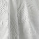 image 2 of Catherine Lansfield Folkstone Geo Bedspread | White | One Size